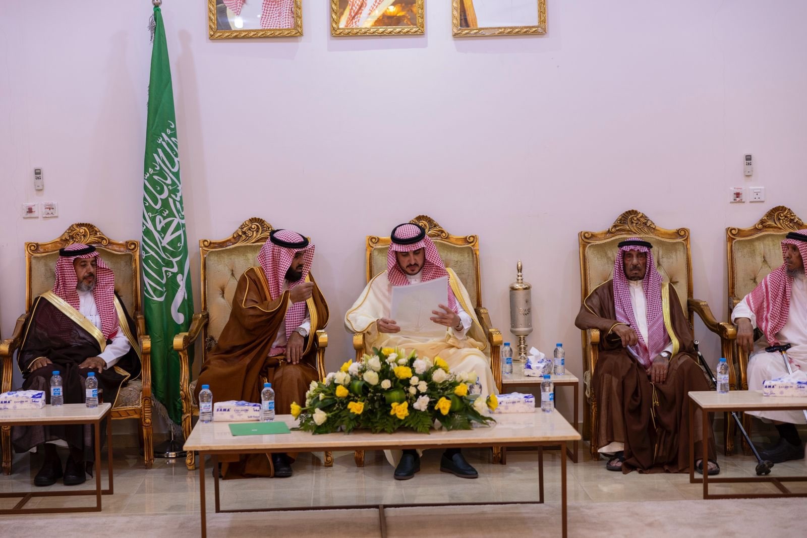 أمير الجوف في ضيافة الشيخ علي المظهور